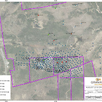 August 2019 Drill holes location map